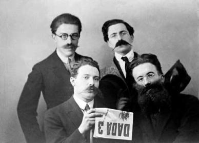 Man Ray Louis Aragon, Lissoum, Paul Eluard and Tristan Tzara, Zurich 1918.