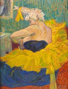 Mademoiselle Cha-u-Kao. Pintura de Henri Toulouse-Lautrec.